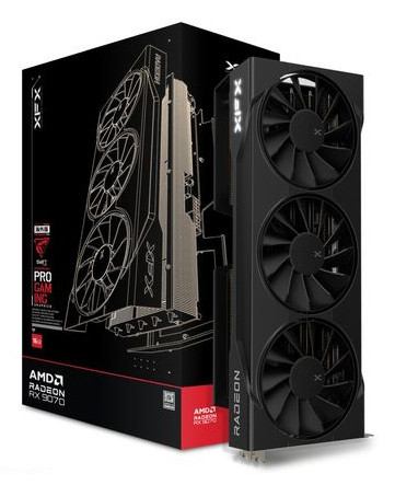 XFX RX 9070 OC Triple Fan Gaming Swift 16GB GDDR6 3xDP