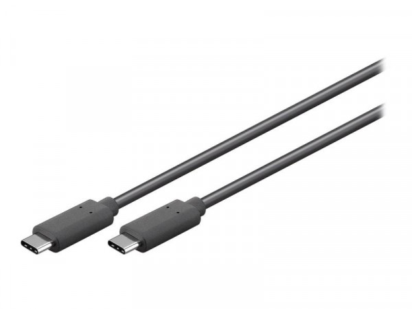 Goobay USB-C Kabel USB 3.2 Generation 2x2 5A schwarz 0,5m