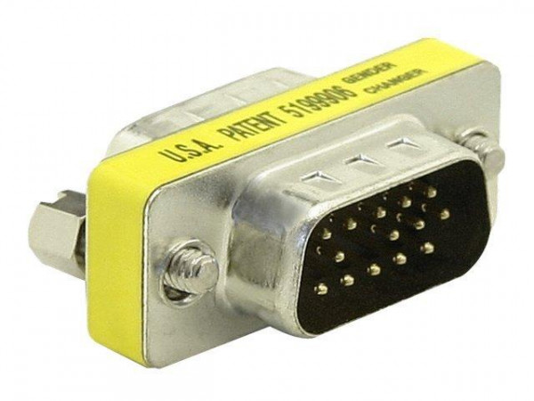 VGA Adapter Delock D-Sub15 -> D-Sub15 St/St
