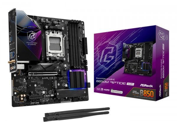 ASRock B850M Riptide WiFi AM5 mATX HDMI/DP DDR5
