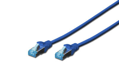 DIGITUS CAT 5e SF/UTP Patchkabel, 5m, blau