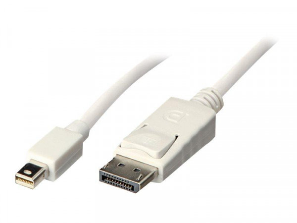 Lindy Mini-DisplayPort an Displayport Kabel weiß 1m