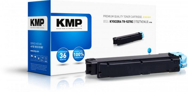 KMP Toner Kyocera TK-5270C/TK5270C cyan 6000 S. K-T86