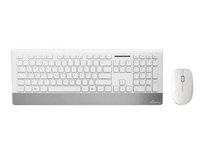 MediaRange Tastatur Highline schnurlos inkl. Maus weiss
