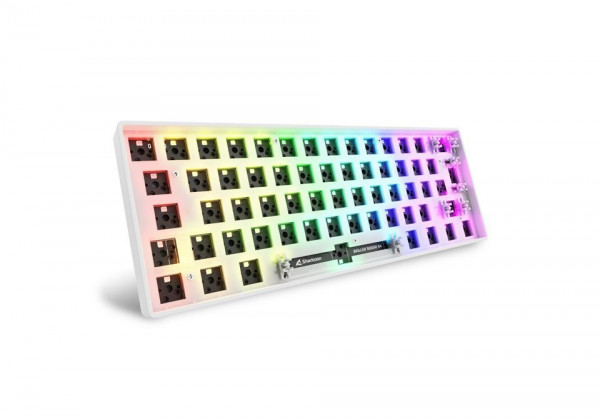 Sharkoon Gaming Tastatur Skiller SGK50S4 Gen2 barebone weiß