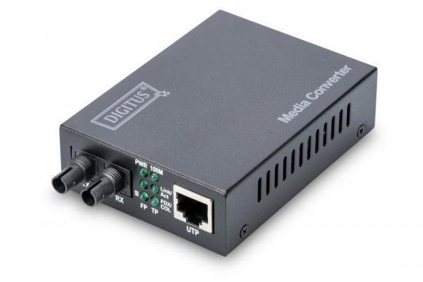 DIGITUS Medienkonverter Fast Ethernet Multimode RJ45/ST