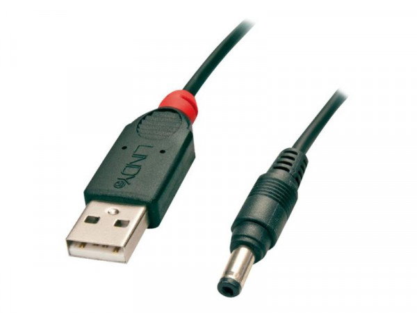 Lindy Adapterkabel USB A - DC 4.8/1.7mm Hohlstecker 1.5m