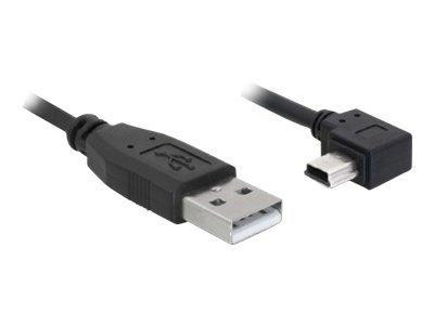 USB Kabel Delock A -> mini B St/St 5.00m sw seitl.gew.