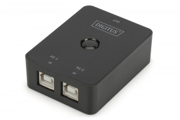 DIGITUS Switch Sharing USB2.0 2PC schwarz