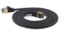 Wantec Patchkabel SSTP CAT7 Ste. CAT6a d=4mm 0,25m schwarz