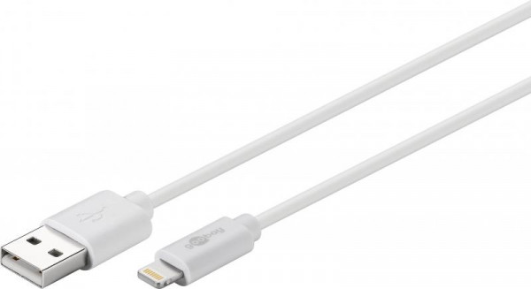 Kabel Lightning -> USB MFi! 2,0m goobay white