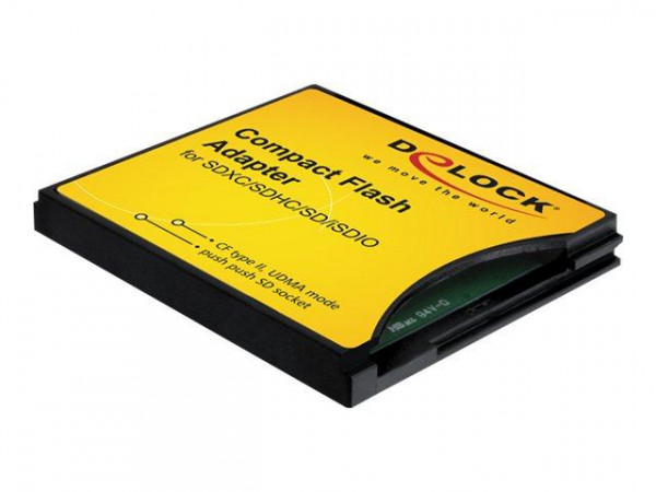 Adapter Delock SDHC/MMC -> Compact Flash
