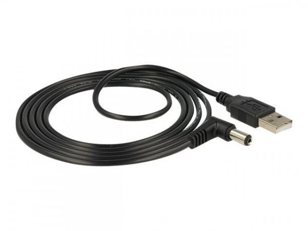 Stromkabel Delock USB A -> DC 5,5 x 2,1mm St 90° 1.50m