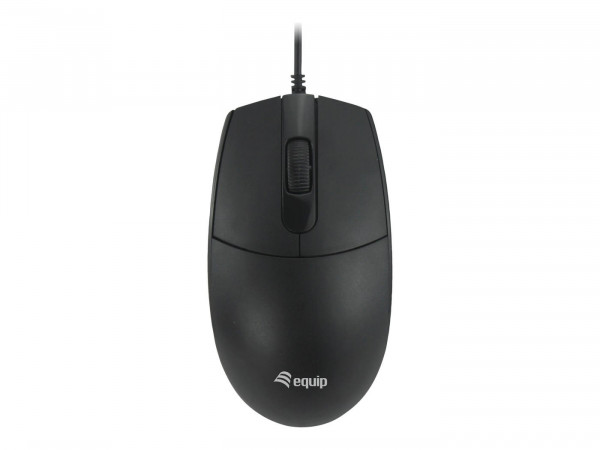 Equip Optische Maus USB-C Comp. Rechts-Linkshänder 1.5m sw