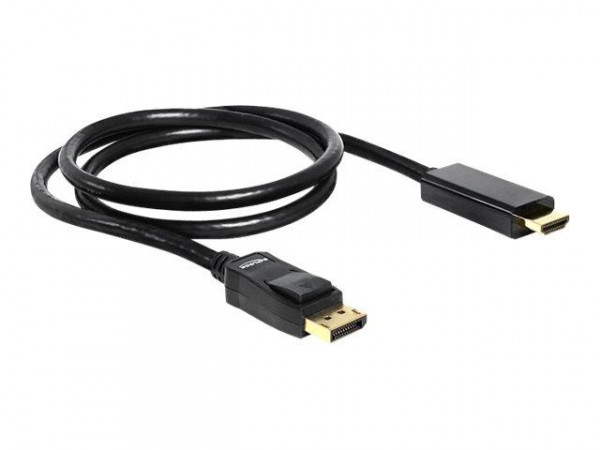 Displayport Kabel Delock DP -> HDMI St/St 1.00m schwarz