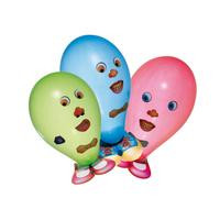 SUSYCARD Luftballons Funny face farbig sortiert 6 Stück