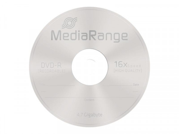 MediaRange DVD-R 4.7GB 25pcs Spindel 16x
