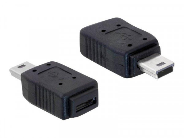 Delock USB-Adapter - Mini-USB, Typ B (M) bis Micro-USB Typ B (W)