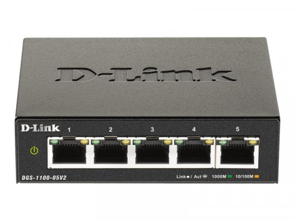 Switch D-Link DGS-1100-05V2/E 5*GE W7P