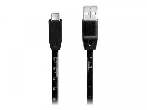 LogiLink USB 2.0 Kabel zu USB-C Stecker, schwarz, 1,0m