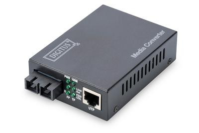 DIGITUS Medienkonverter Fast Ethernet RJ45/SC Singlemode