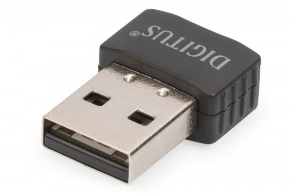 DIGITUS WLAN USB-Adapter 600Mbps Tiny Size schwarz 11ac