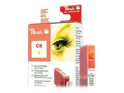 Patrone Peach komp. zu Canon CLI-8Y Yellow