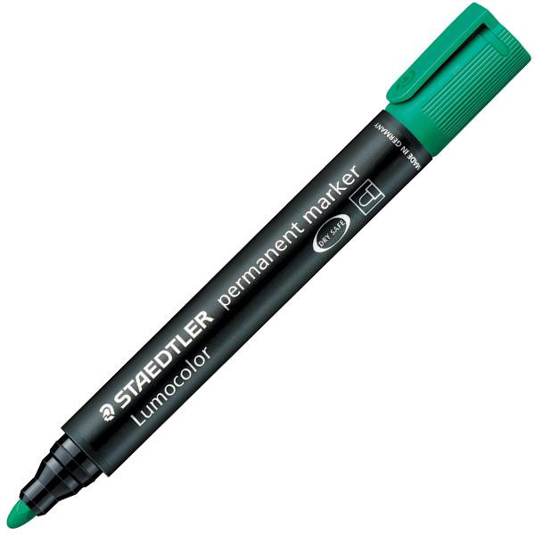 STAEDTLER Marker Lumocolor perm grün 10 Stück