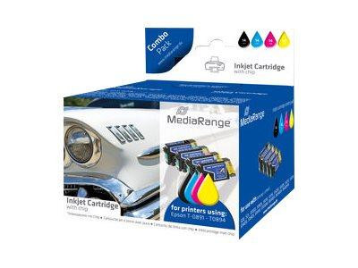 MediaRange Combo-Pack für T0891-94 - 2x BK /1x C/M/Y