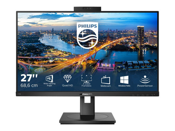 Philips 68,5cm (27,0") 275B1H 16:09 DVI+HDMI+DP+USB Webcam
