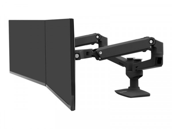 Ergotron LX Tischhalter 2-Monitore-bis-27" Höhenverstell. SW