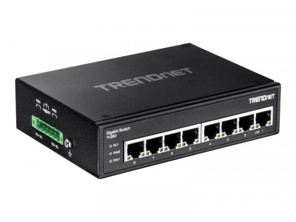 TRENDnet Switch 8-port Industrial Gbit metall IP 30