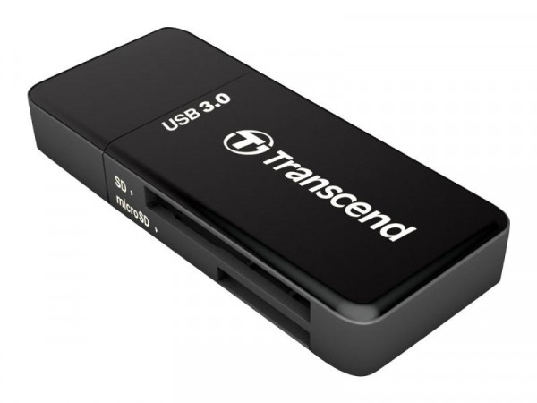 Card Reader Transcend F5 USB3.0 SD/microSD Card Reader schw.