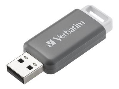 USB-Stick 128GB Verbatim V DataBar USB 2.0 Drive Grey retail