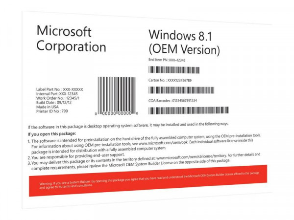 Windows 8.1 32b DSP DVD Deutsch