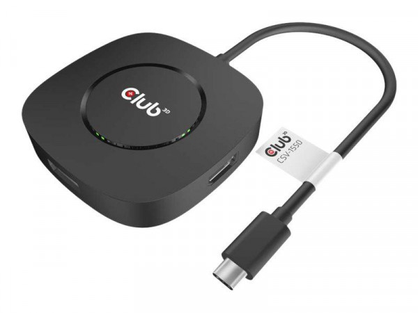 Club3D USB-Hub USB 3.2 Typ C > 3x DisplayPort 1.4 retail