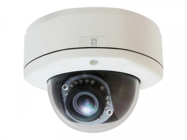 LevelOne IPCam FCS-3083 Dome In 5MP H.264 IR6,5W PoE
