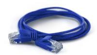 Wantec Patchkabel UTP CAT6a d=2,8mm 0,20m blau