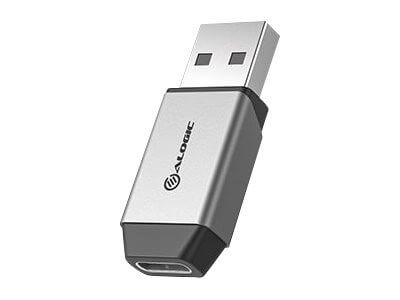 Alogic Adapter USB-A -> USB-C ultra Mini space grau