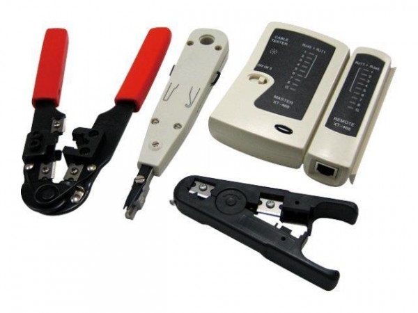 LogiLink Werkzeug Set RJ45 8P8C mit Tasche 4-teilig retail