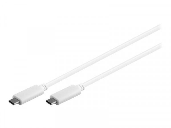 Goobay USB 3.1 Gen1 USB-C > USB-C, weiß, 1m, bulk