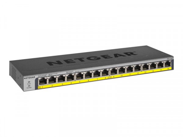Switch NETGEAR 16x GE GS116PP-100EUS unmanaged POE