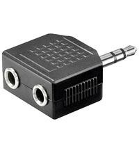 Audio Adapter 3,5mm Klinke -> 2x 3,5mm Klinke St/Bu