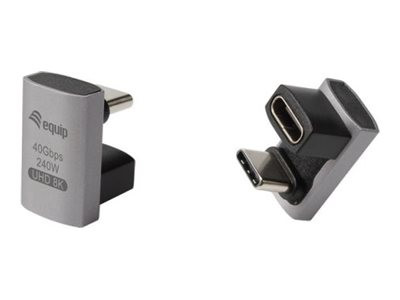 Equip Adapter USB 4.0 -> USB-C 40Gbps, 240W PD, 2er-Pack gr