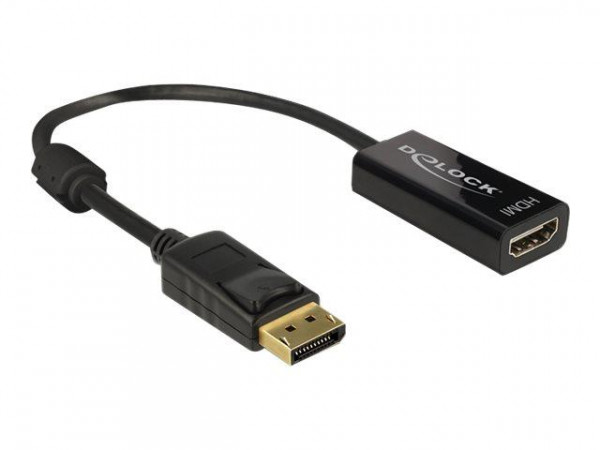 Displayport Adapter Delock DP -> HDMI St/Bu 4K Passiv