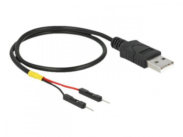 DELOCK Stromkabel USB Typ-A auf 2x Pfostenstecker 30cm