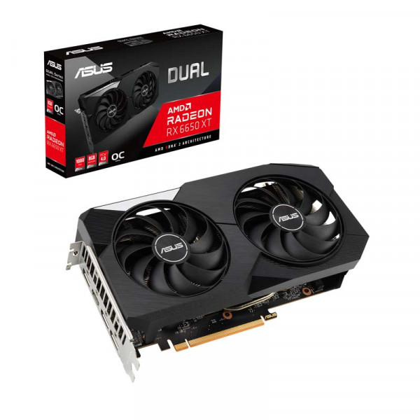 ASUS DUAL-RX6650XT-O8G (8GB,HDMI,DP,Active)