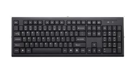 MediaRange Tastatur Wireless schwarz