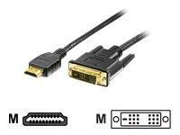 Equip HDMI-Kabel HDMI A -> DVI(18+1) St/St 3.00m sw