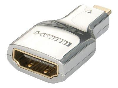 Lindy Adapter HDMI Typ A an micro HDMI Typ D CROMO F/M